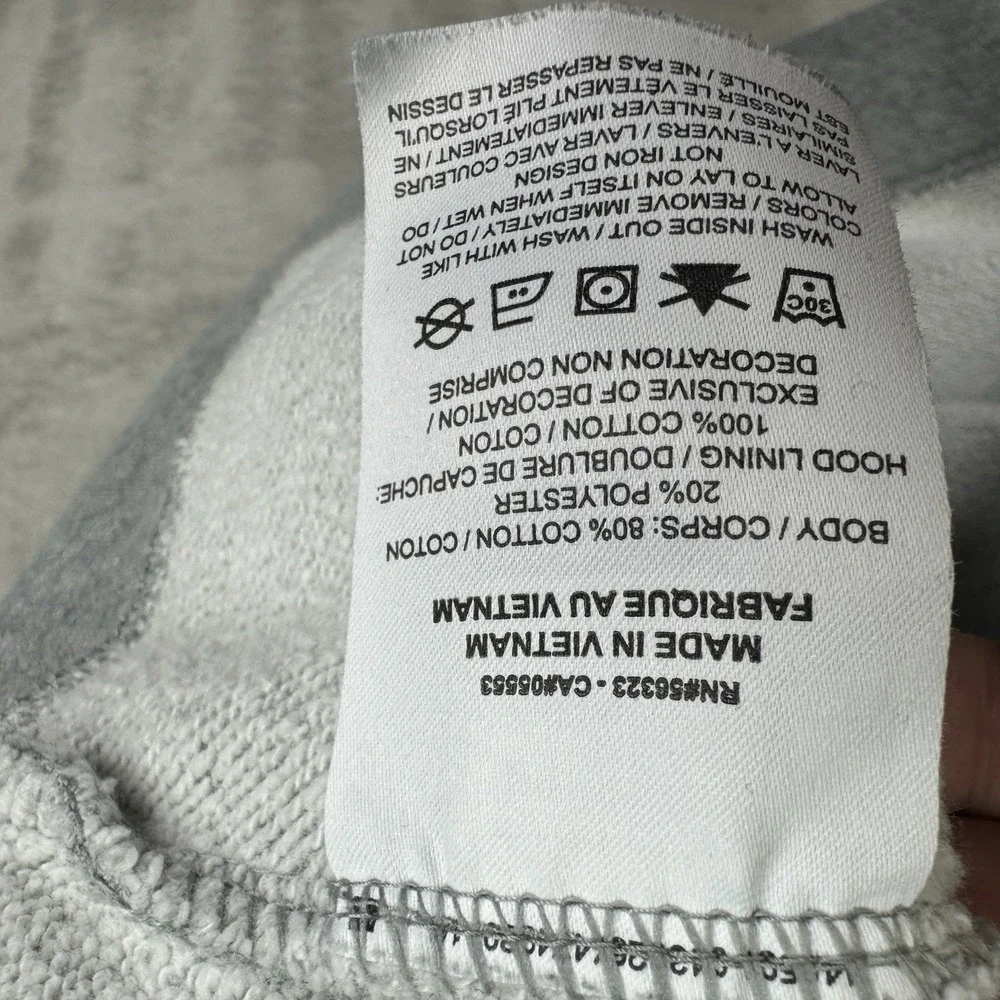 Nike Hoodie Womens XXL Gray UNC‎ North Carolina Pullover Sweatshirt Logo
